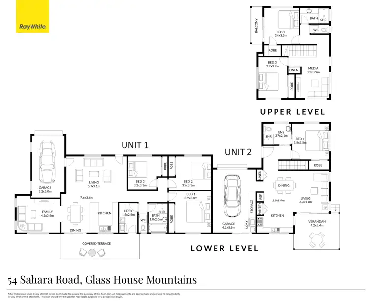 Floorplan of Homely house listing, 54 Sahara Road, Glass House Mountains QLD 4518
