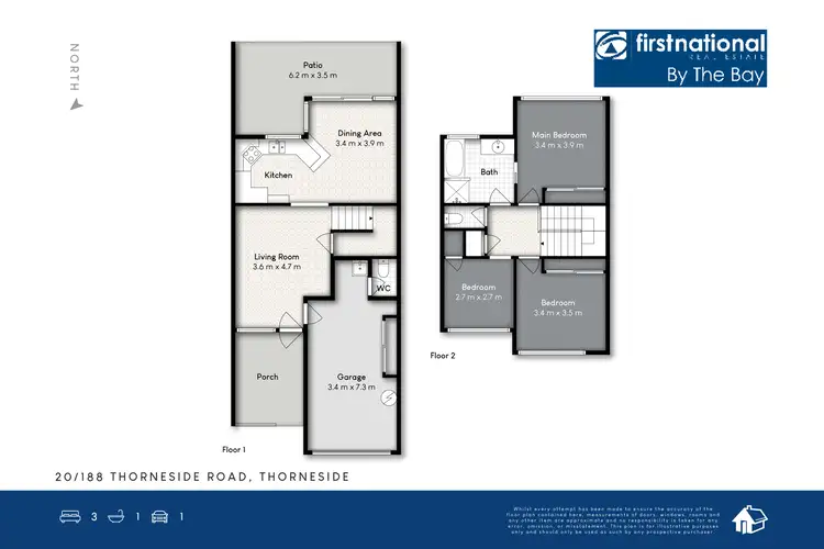 Floorplan of Homely townhouse listing, 20/188 Thorneside Road, Thorneside QLD 4158