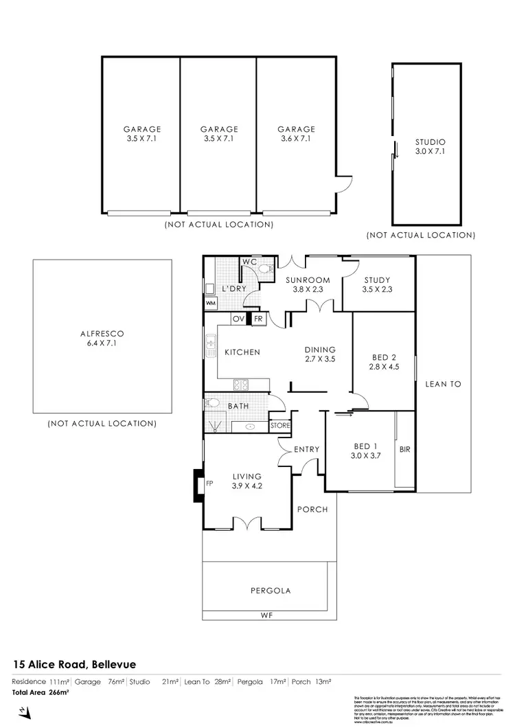 Floorplan of Homely house listing, 15 Alice Street, Bellevue WA 6056