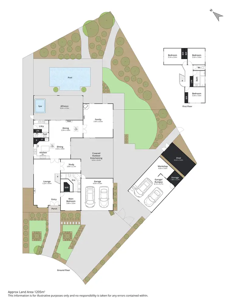 Floorplan of Homely house listing, 11 Parkland Drive, Hamlyn Heights VIC 3215