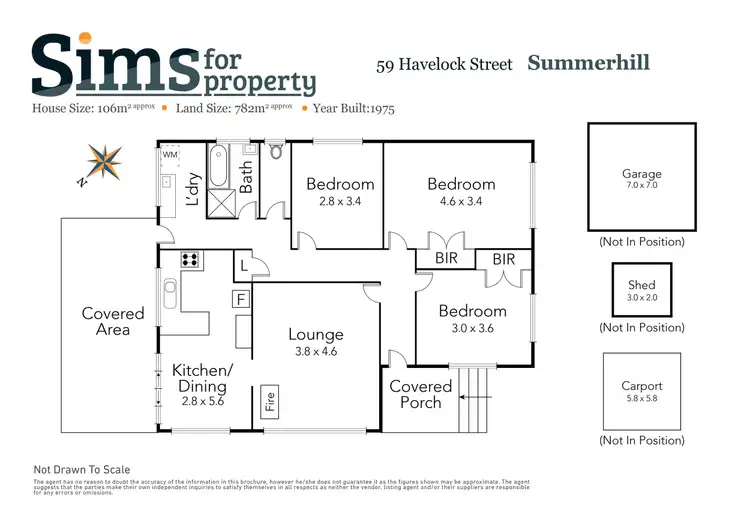 Floorplan of Homely house listing, 59 Havelock Street, Summerhill TAS 7250