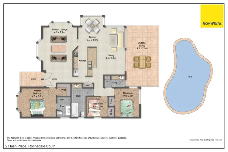 Floorplan of Homely house listing, 2 Hush Place, Rochedale South QLD 4123