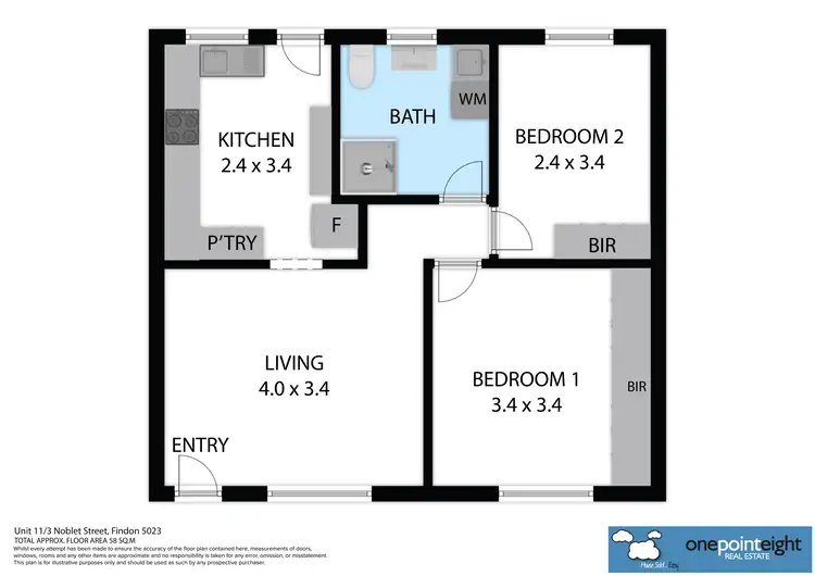 Floorplan of Homely house listing, 11/3 Noblet Street, Findon SA 5023