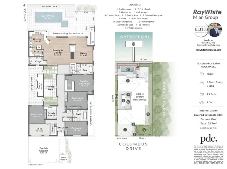 Floorplan of Homely house listing, 79 Columbus Drive, Hollywell QLD 4216