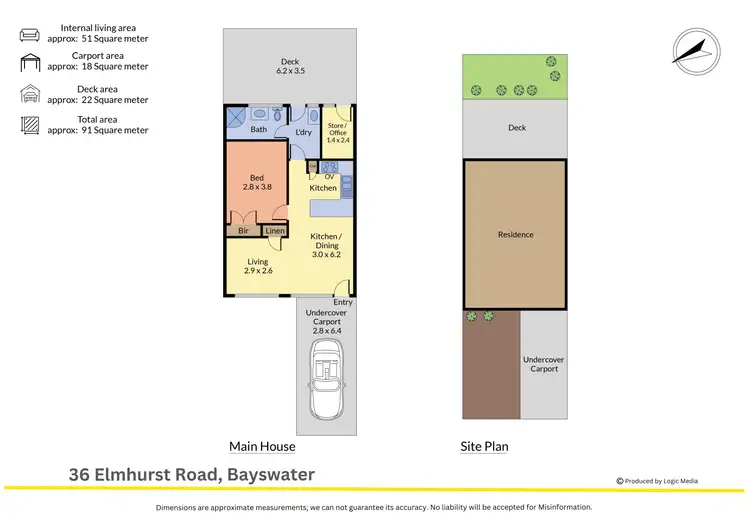 Floorplan of Homely unit listing, 4/36 Elmhurst Road, Bayswater North VIC 3153
