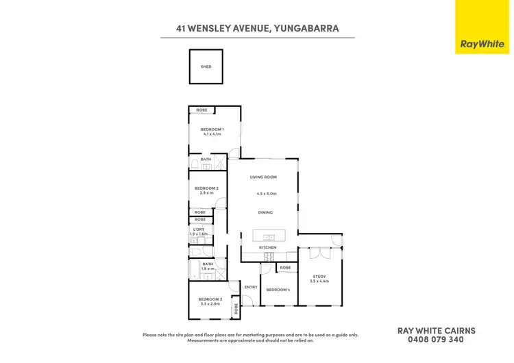 Floorplan of Homely house listing, 41 Wensley Avenue, Yungaburra QLD 4884