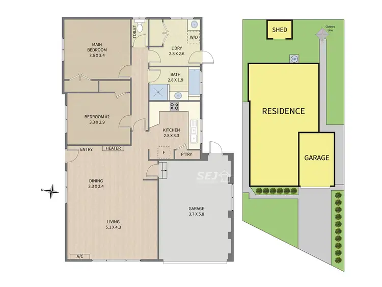 Floorplan of Homely house listing, 6 Greenwood Parade, Leongatha VIC 3953