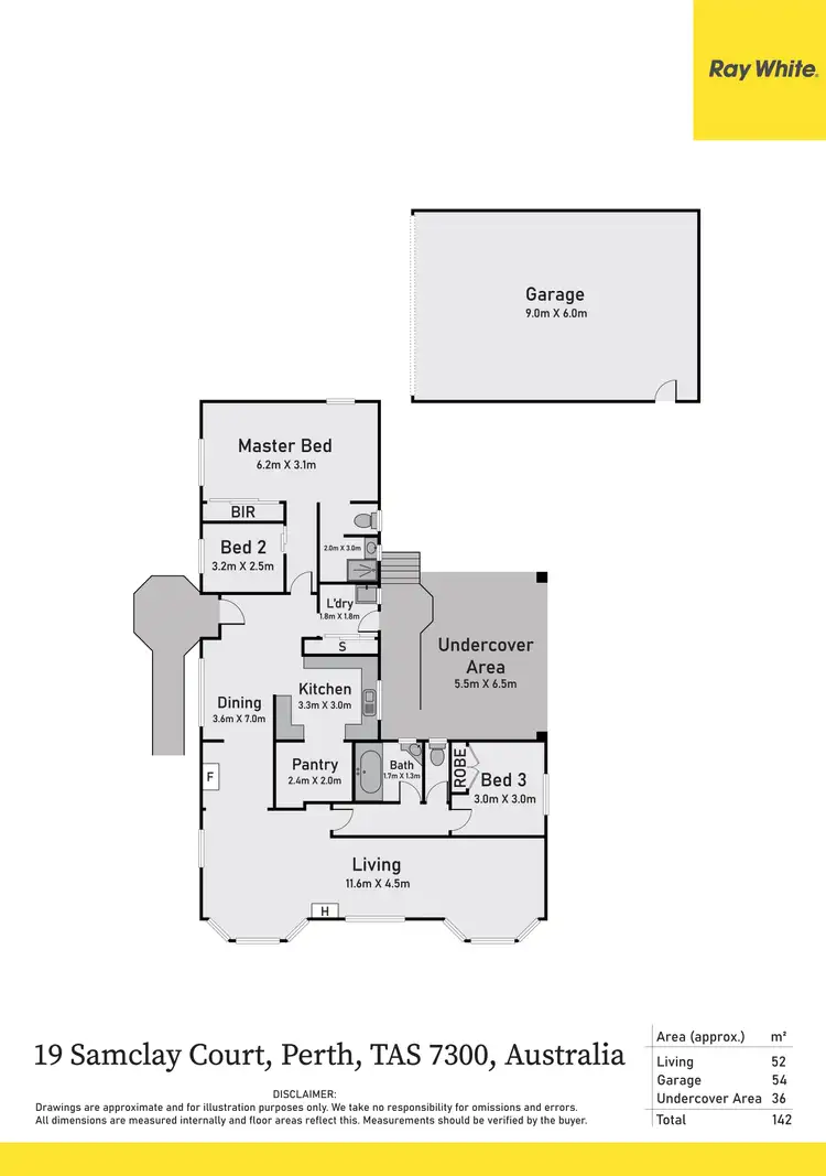 Floorplan of Homely house listing, 19 Samclay Court, Perth TAS 7300