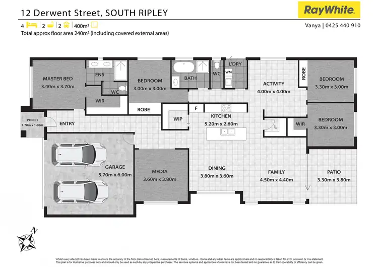 Floorplan of Homely house listing, 12 Derwent Street, South Ripley QLD 4306