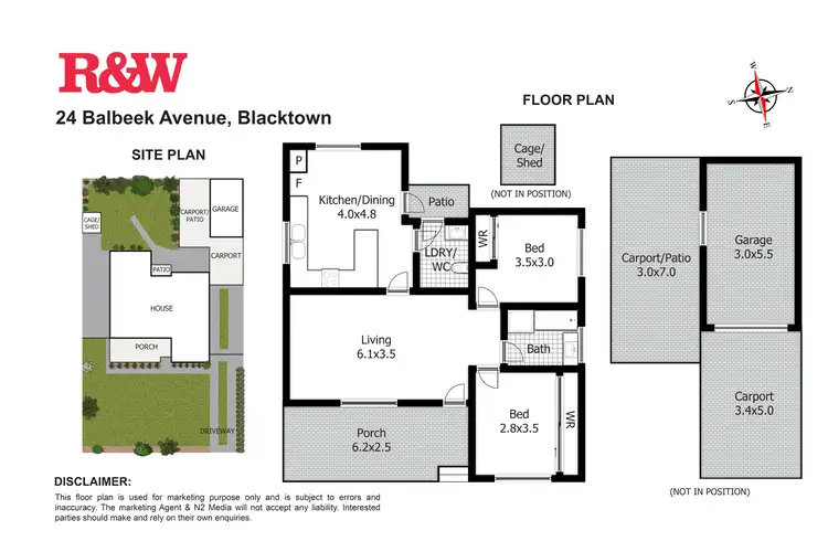 Floorplan of Homely house listing, 24 Balbeek Avenue, Blacktown NSW 2148