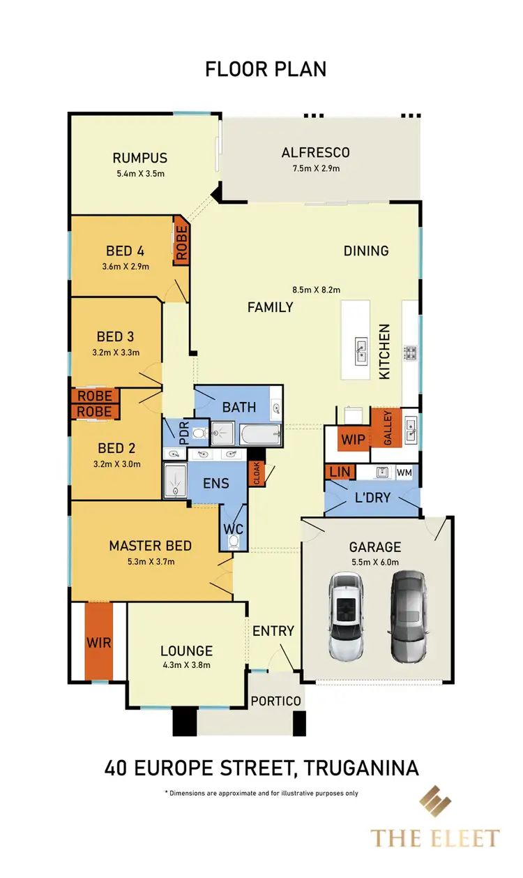 Floorplan of Homely house listing, 40 Europe Street, Truganina VIC 3029
