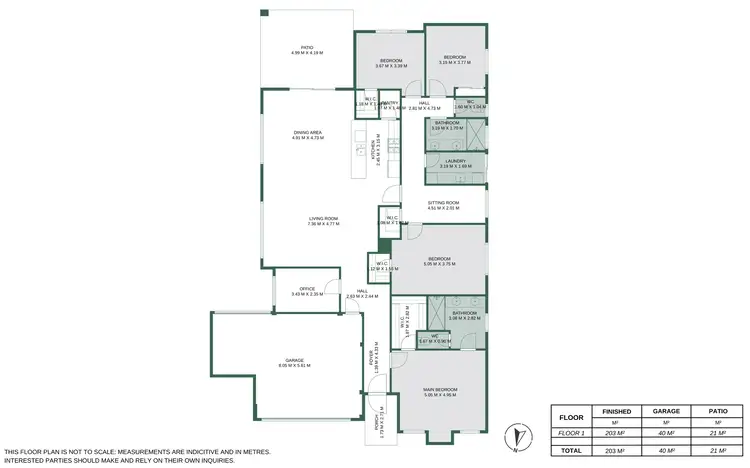 Floorplan of Homely house listing, 1/112 Kent Street, Busselton WA 6280
