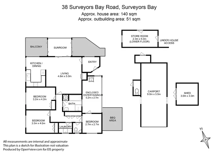 Floorplan of Homely house listing, 38 Surveyors Bay Road, Surveyors Bay TAS 7116