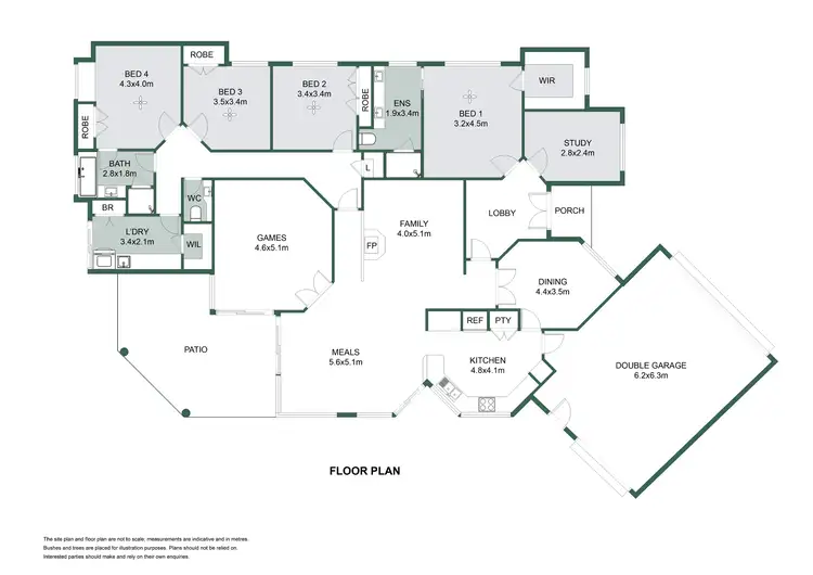 Floorplan of Homely house listing, 7 Penda Close, Halls Head WA 6210