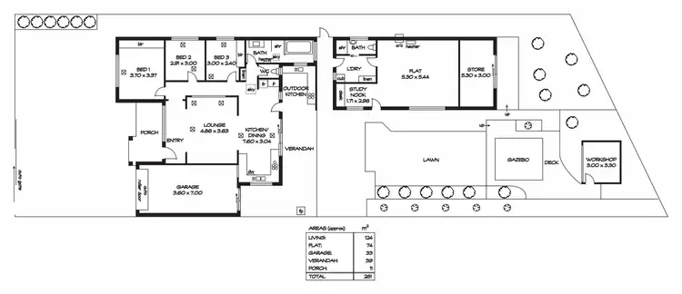 Floorplan of Homely house listing, 23 Jocelyn Terrace, Parafield Gardens SA 5107