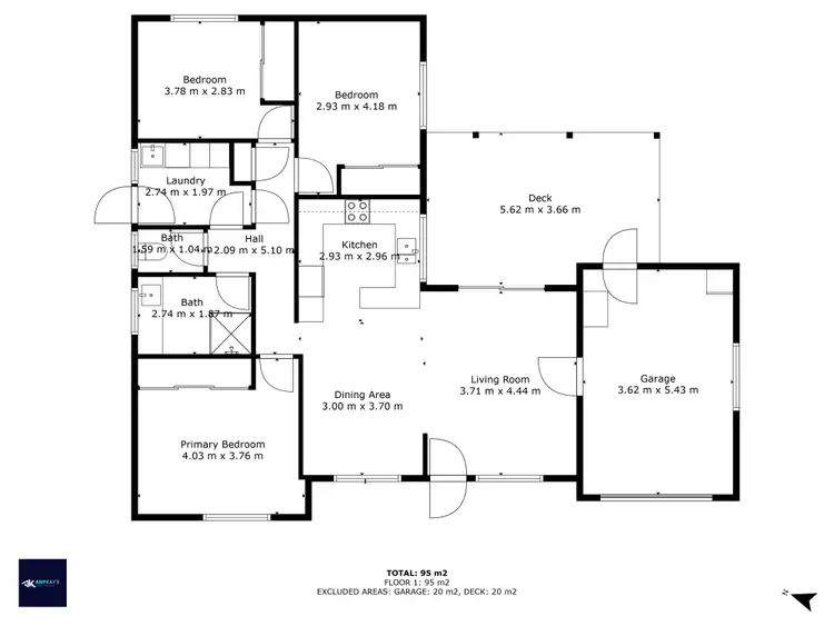 Floorplan of Homely house listing, 15 Magnolia Court, Innes Park QLD 4670