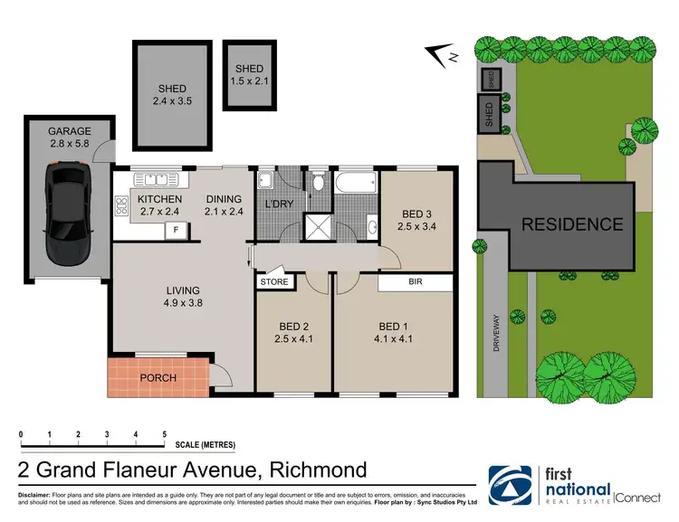 Floorplan of Homely house listing, 2 Grand Flaneur Ave, Richmond NSW 2753