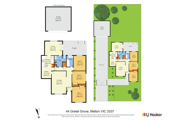 Floorplan of Homely house listing, 44 Gretel Grove, Melton VIC 3337