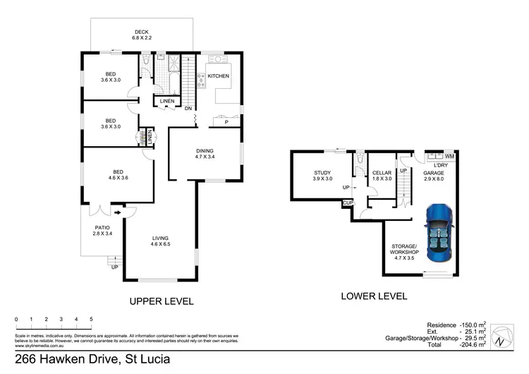 Floorplan of Homely house listing, 266 Hawken Drive, St Lucia QLD 4067
