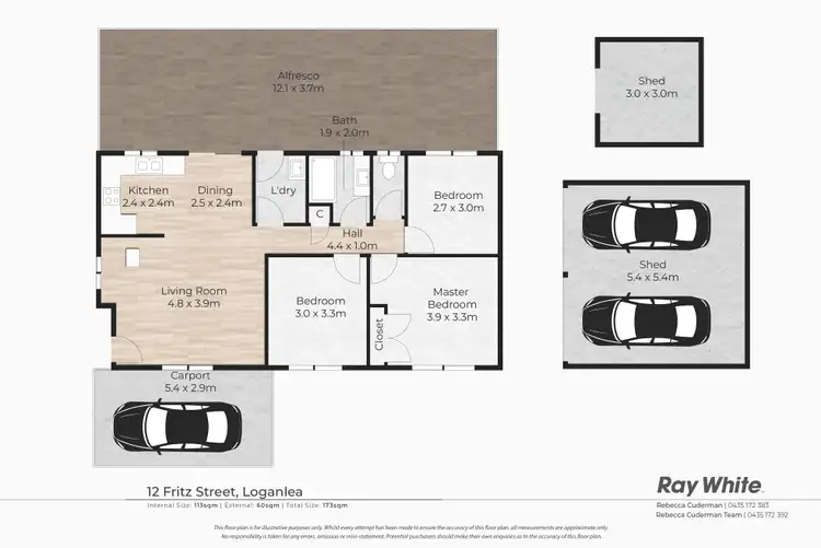 Floorplan of Homely house listing, 12 Fritz Street, Loganlea QLD 4131
