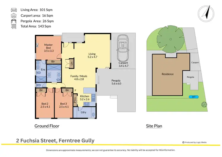 Floorplan of Homely house listing, 2 Fuchsia Street, Ferntree Gully VIC 3156