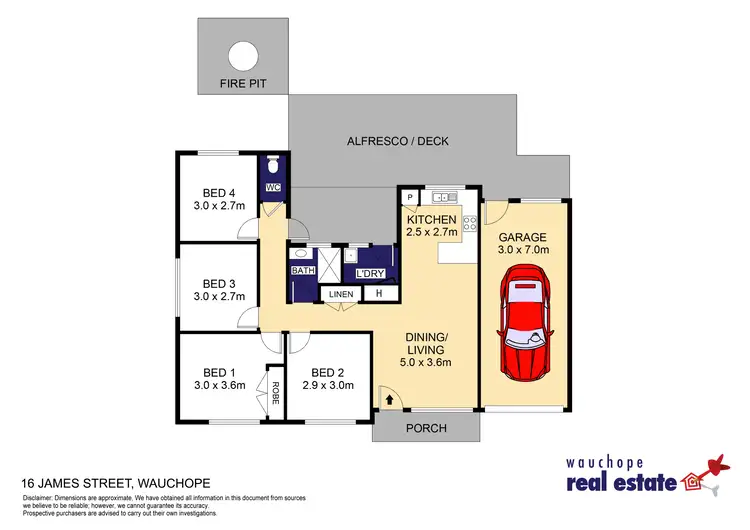 Floorplan of Homely house listing, 16 James Street, Wauchope NSW 2446