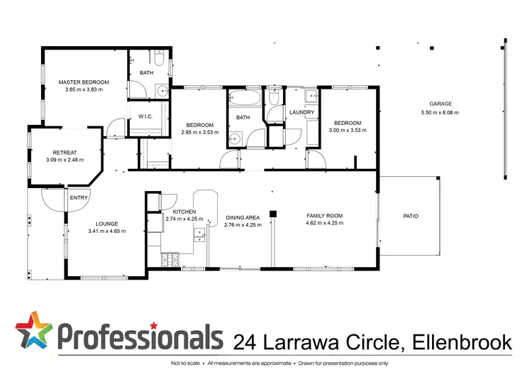 Floorplan of Homely house listing, 24 Larrawa Circle, Ellenbrook WA 6069