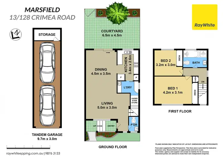 Floorplan of Homely townhouse listing, 13/128 Crimea Road, Marsfield NSW 2122