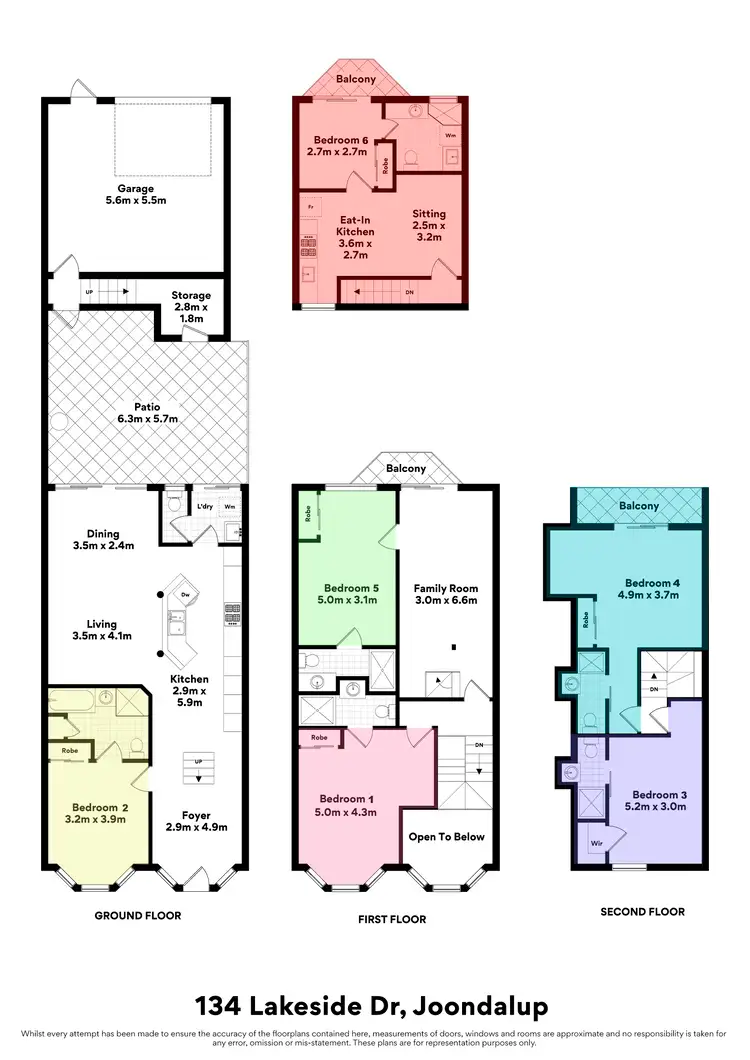 Floorplan of Homely house listing, 134 Lakeside Drive, Joondalup WA 6027