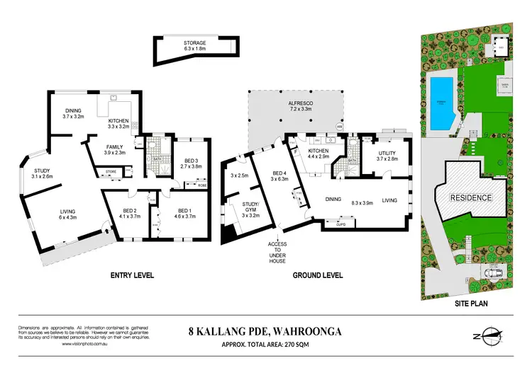 Floorplan of Homely house listing, 8 Kallang Parade, Wahroonga NSW 2076