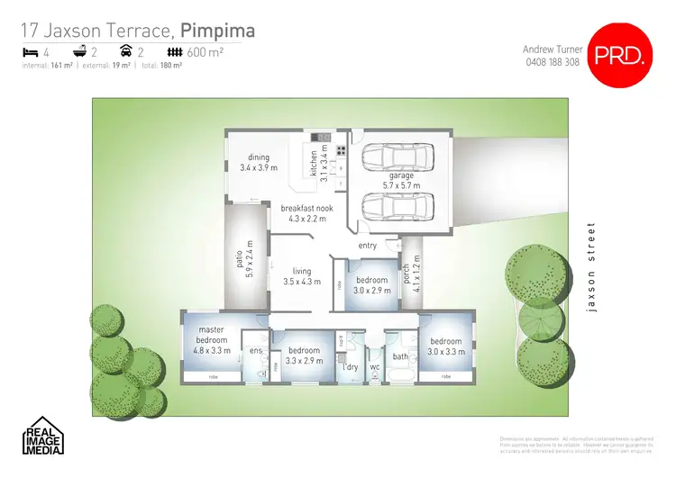 Floorplan of Homely house listing, 17 Jaxson Terrace, Pimpama QLD 4209