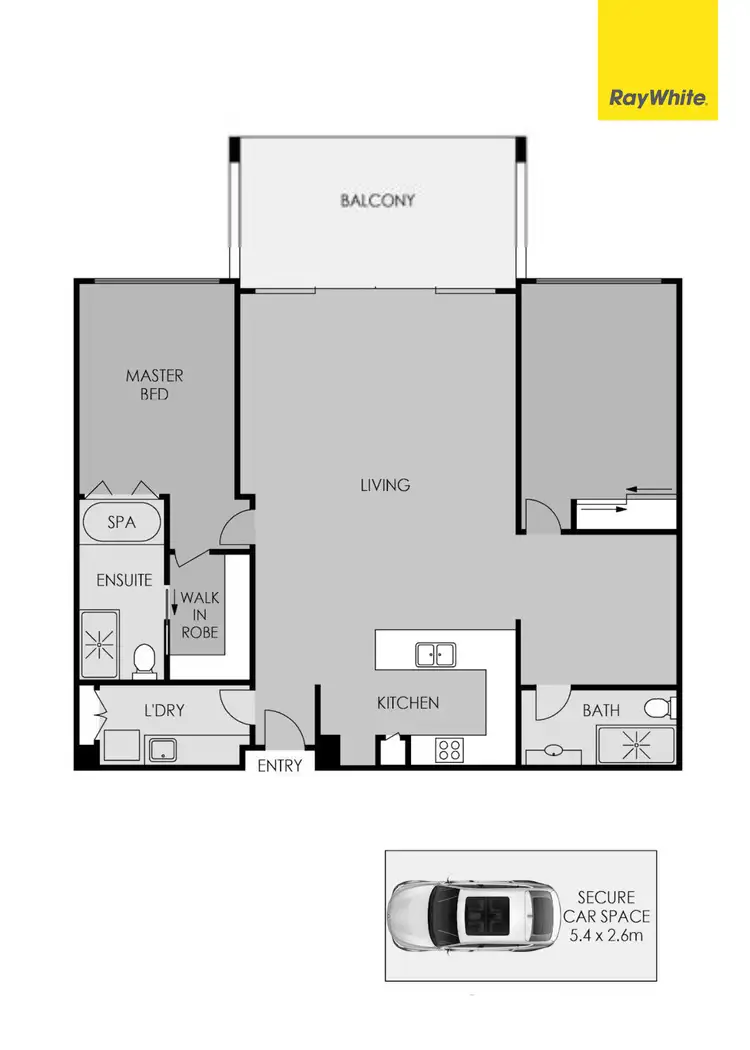 Floorplan of Homely unit listing, 706/1-7 Duporth Avenue, Maroochydore QLD 4558