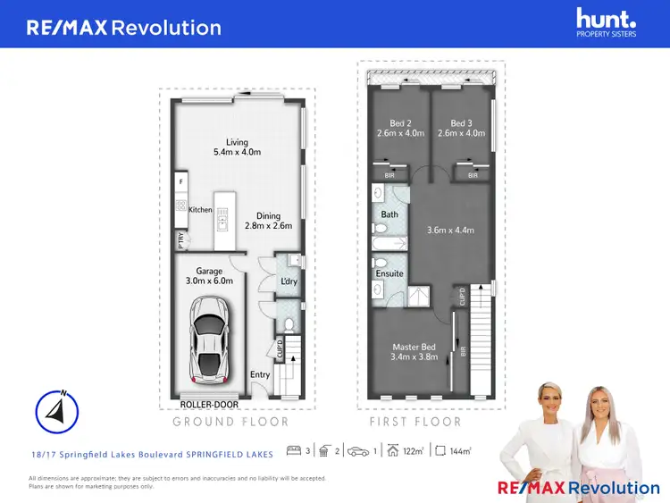 Floorplan of Homely townhouse listing, 18/17 Springfield Lakes Boulevard, Springfield Lakes QLD 4300