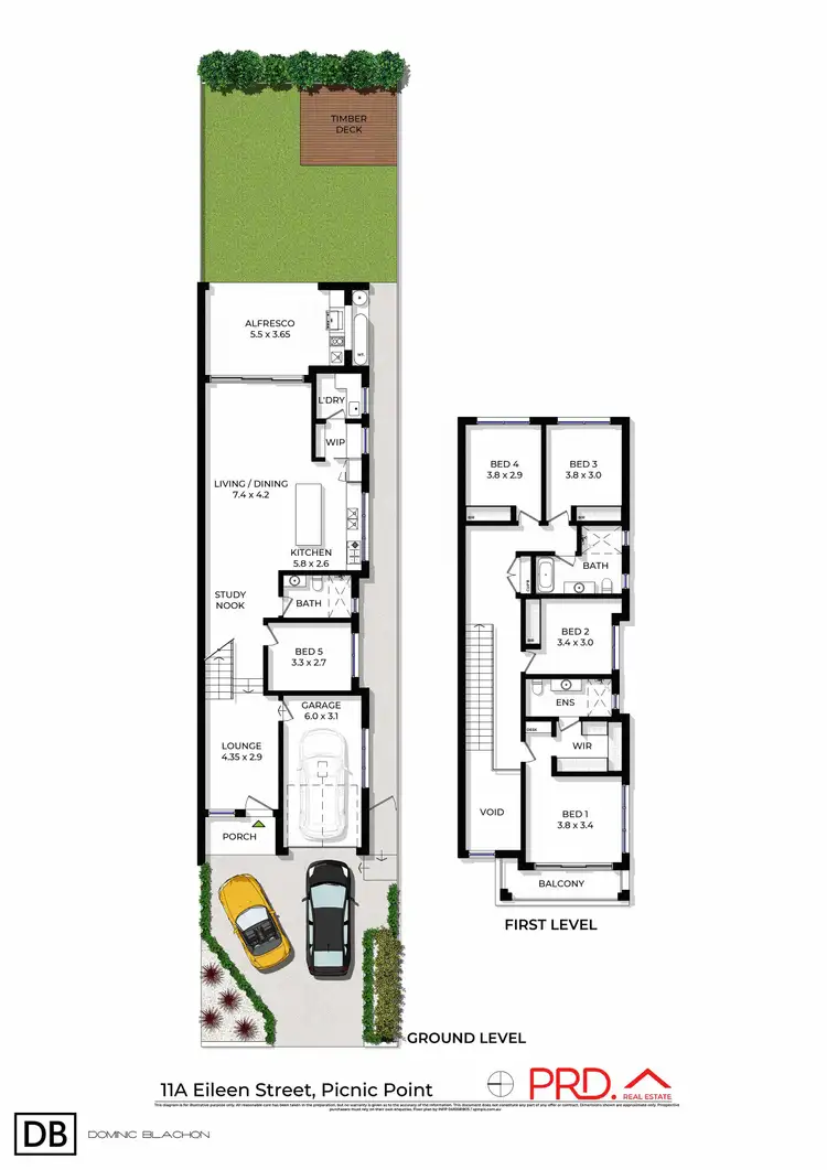 Floorplan of Homely house listing, 11a Eileen Street, Picnic Point NSW 2213