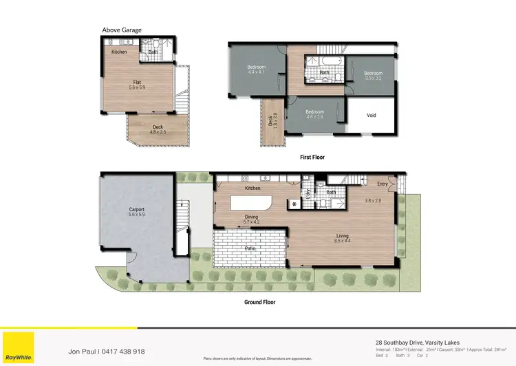 Floorplan of Homely house listing, 28 South Bay Drive, Varsity Lakes QLD 4227