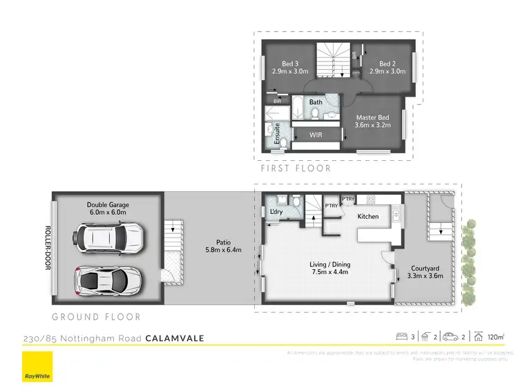 Floorplan of Homely townhouse listing, 230/85 Nottingham Road, Calamvale QLD 4116