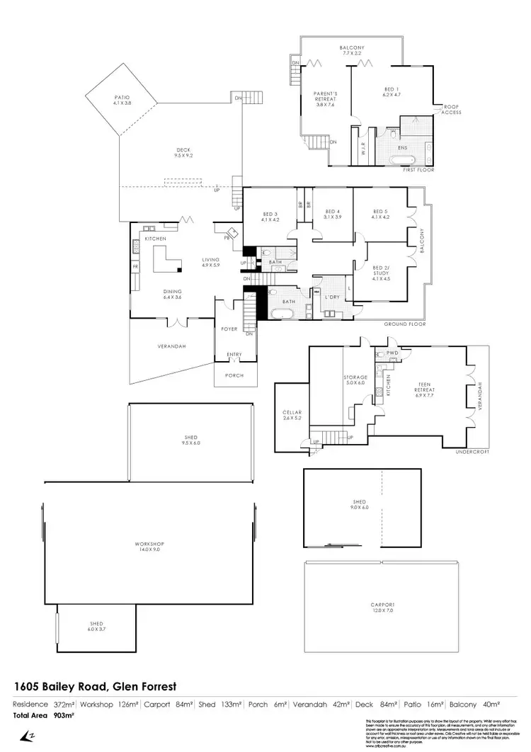 Floorplan of Homely house listing, 1605 Bailey Road, Glen Forrest WA 6071