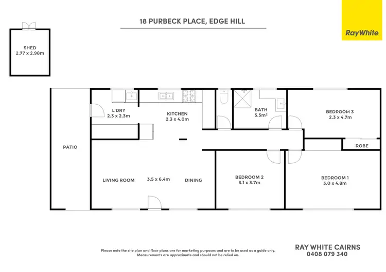 Floorplan of Homely house listing, 18 Purbeck Place, Edge Hill QLD 4870