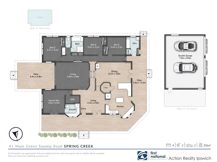 Floorplan of Homely house listing, 41 Main Green Swamp Road, Spring Creek QLD 4343