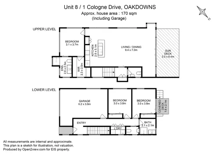 Floorplan of Homely house listing, 8/1 Cologne Drive, Oakdowns TAS 7019
