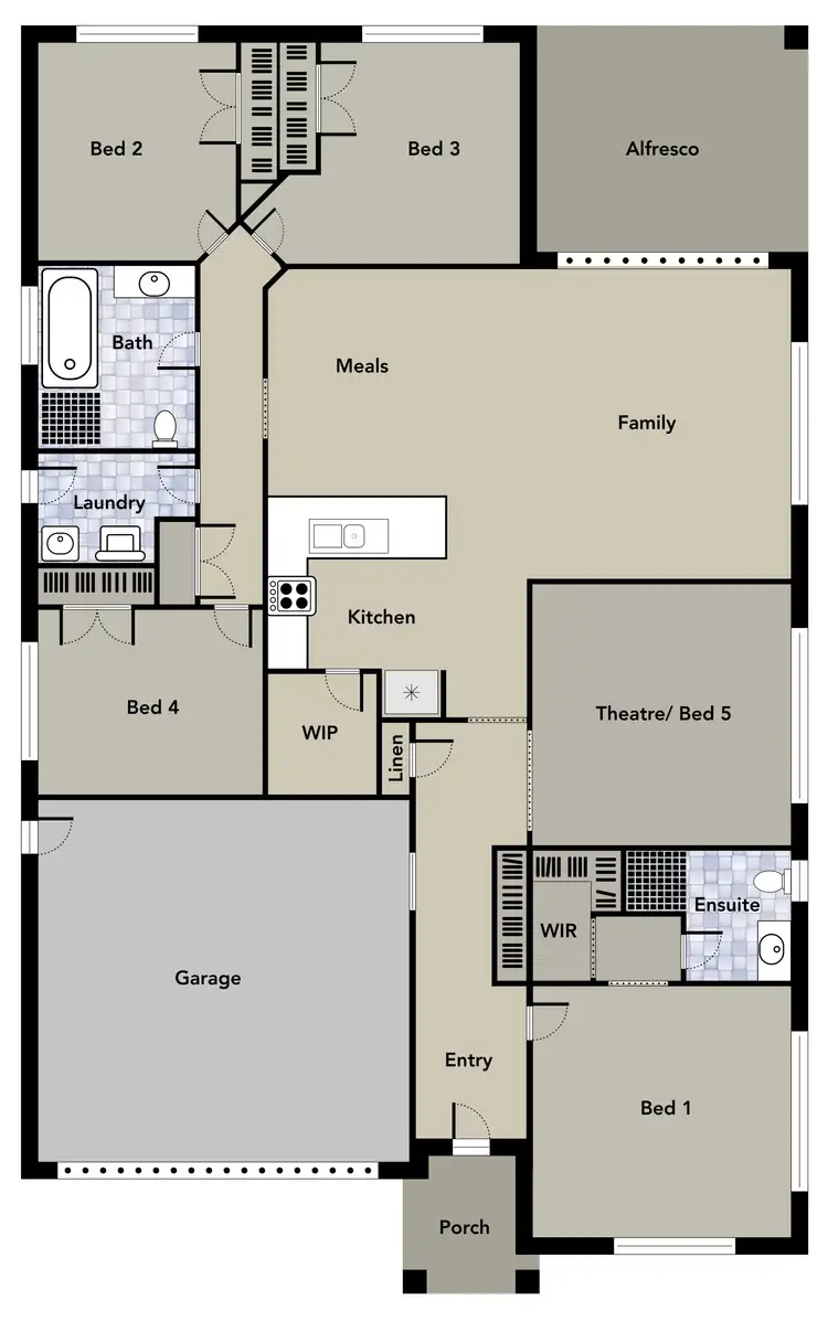 Floorplan of Homely house listing, 24 Belford Circuit, Tahmoor NSW 2573