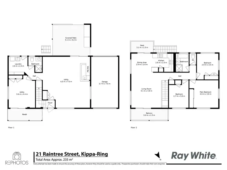 Floorplan of Homely house listing, 21 Raintree Street, Kippa-Ring QLD 4021