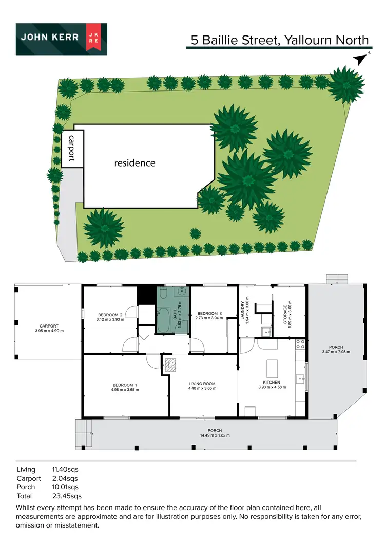 Floorplan of Homely house listing, 5 Baillie Street, Yallourn North VIC 3825