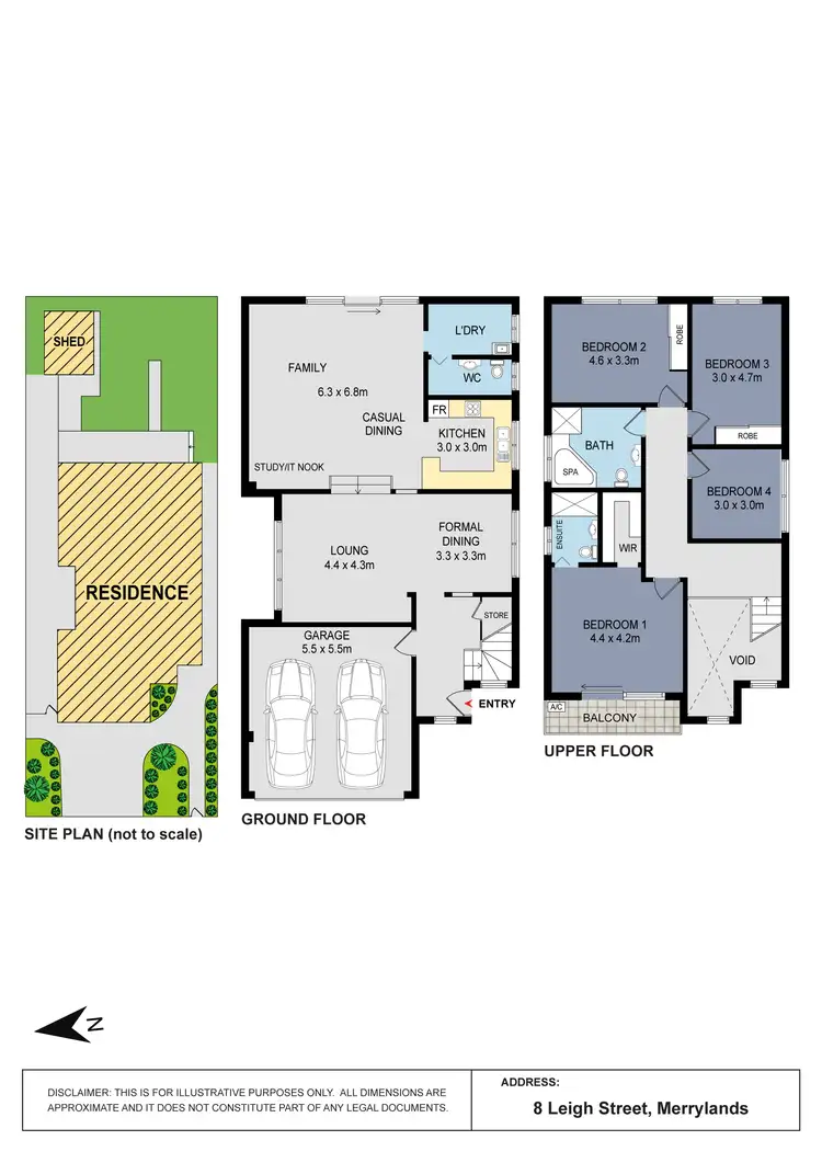 Floorplan of Homely house listing, 8 Leigh Street, Merrylands NSW 2160