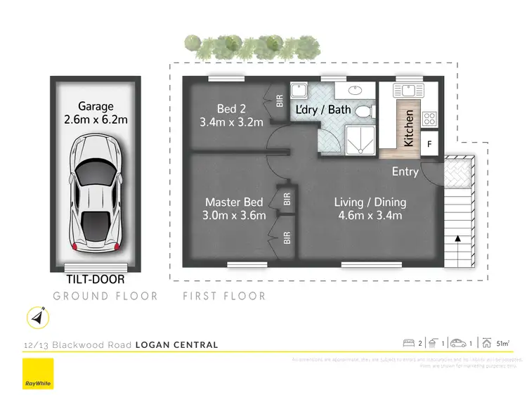 Floorplan of Homely townhouse listing, 12/13 Blackwood Road, Logan Central QLD 4114