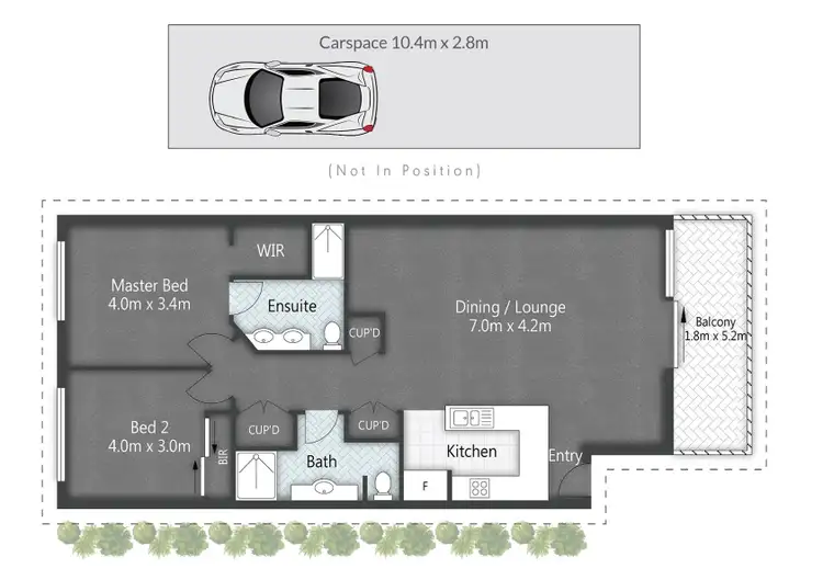Floorplan of Homely house listing, 39/1 Boulton Drive, Nerang QLD 4211