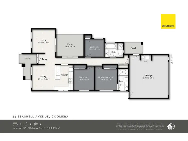 Floorplan of Homely house listing, 26 Seashell Avenue, Coomera QLD 4209