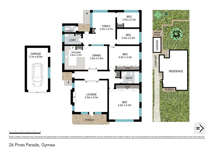 Floorplan of Homely house listing, 26 Pines Parade, Gymea NSW 2227