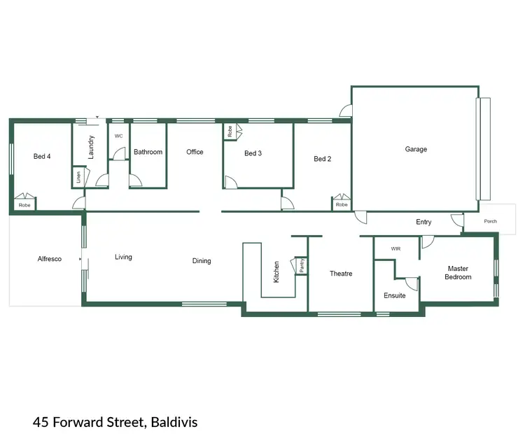 Floorplan of Homely house listing, 45 Forward Street, Baldivis WA 6171