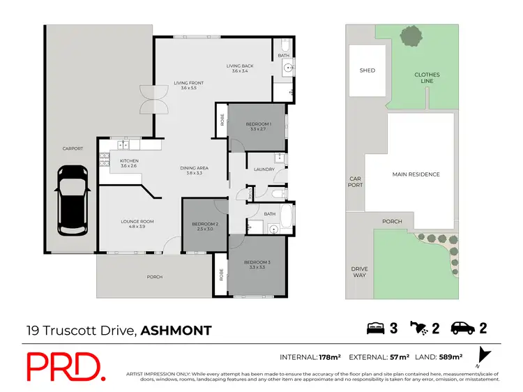 Floorplan of Homely house listing, 19 Truscott Drive, Ashmont NSW 2650